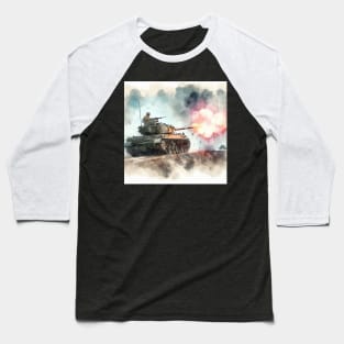 Fantasy illustration of a tank in battle Baseball T-Shirt